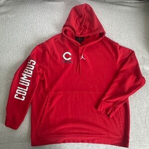 Nike Air Jordan Columbus State University Hoodie Mens Size XXL Red NCAA